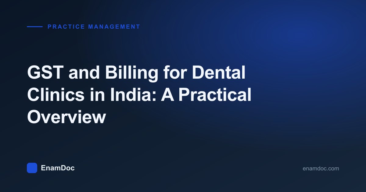 Dental clinic invoice and billing records being reconciled