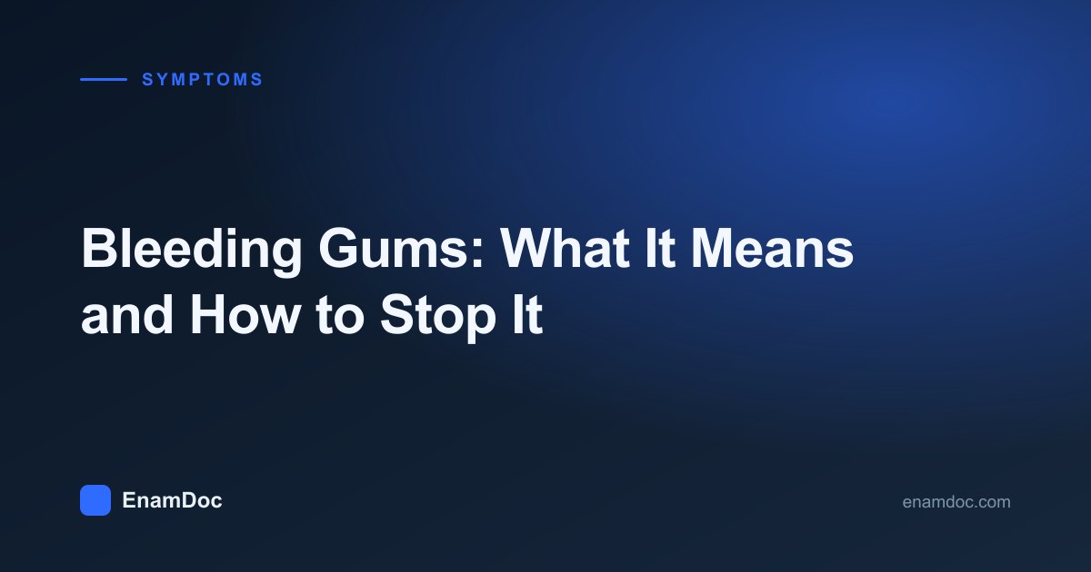 Comparison of healthy gum tissue and inflamed, bleeding gum tissue
